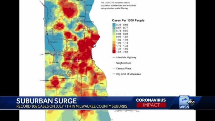 Coronavirus surges in the suburbs