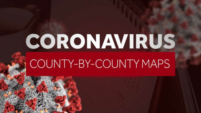 COVID-19 maps of Missouri, Kansas: Latest coronavirus cases by county