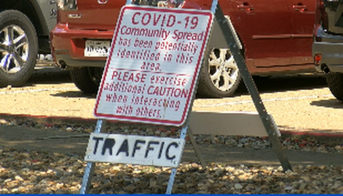 COVID-19 warning signs appear in Tyler neighborhood