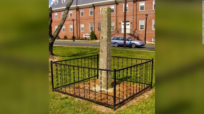 Delaware removes whipping post outside courthouse