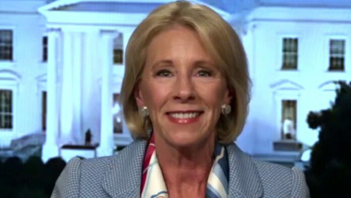 DeVos calls out ‘adults who are fearmongering’ over school reopenings: ‘Kids have got to continue learning’