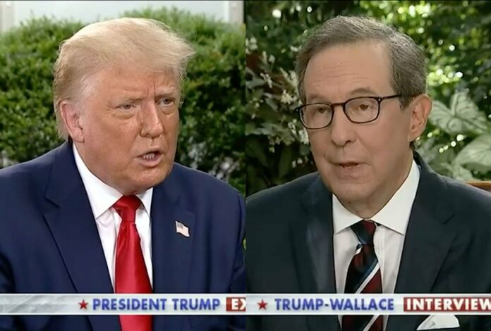 Donald Trump and Chris Wallace: A pseudo-event meant to fluff a fascist