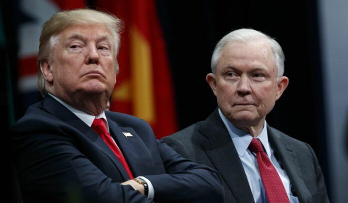 Donald Trump: Jeff Sessions ‘immediately ran to the hills’ on Russia probe