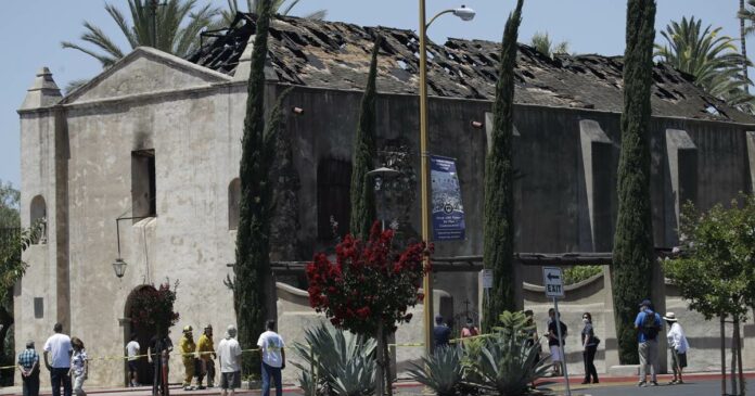 fire-ravages-249-year-old-spanish-mission-in-southern-california.JPG Fire ravages 249-year-old Spanish mission in Southern California