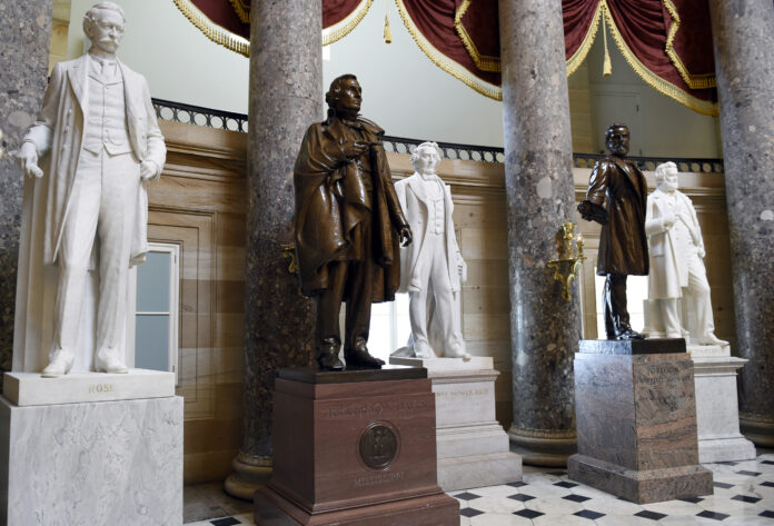 House votes to remove statues from Capitol that honor Confederate leaders, racists