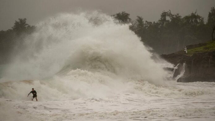 Hurricane Douglas skirts Hawaii, gives islands close-call with heavy rain, strong winds, dangerous surf