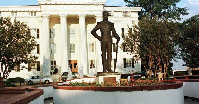 Jackson, Mississippi, votes to remove statue of President Andrew Jackson from City Hall
