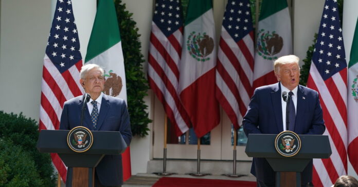 Mexican President López Obrador Vows ‘Dignity’ at Trump’s Side