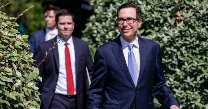 Mnuchin Calls for Congress to Pass More Stimulus This Month