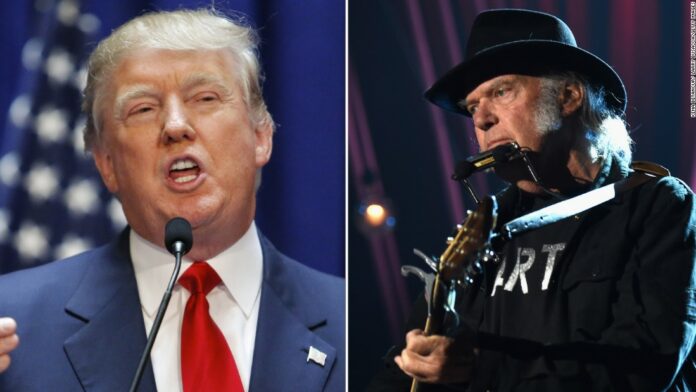 Neil Young ‘NOT ok’ with Trump playing his music at Mount Rushmore event