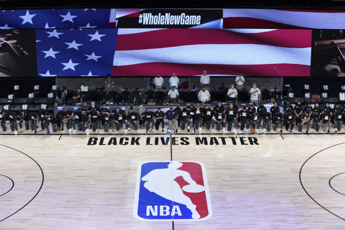 New Orleans Pelicans, Utah Jazz players kneel during national anthem prior to league’s restart