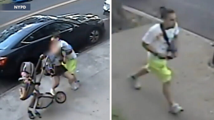 NYPD searches for man in attack on woman pushing baby in stroller