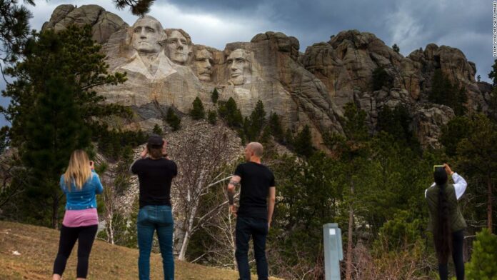Of course Donald Trump wants fireworks over Mount Rushmore
