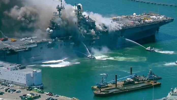 Officials investigating after 21 sailors, civilians hospitalized in San Diego naval ship explosion
