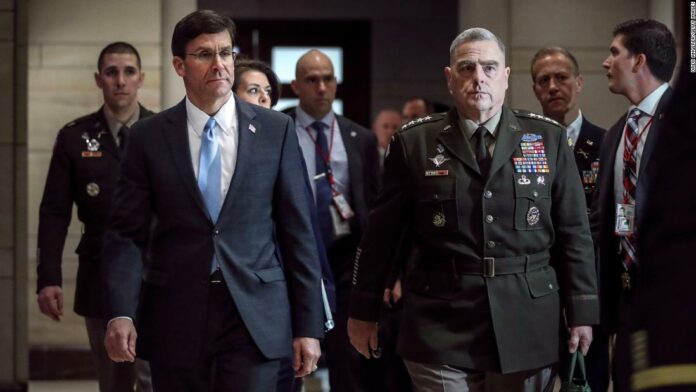 Pentagon chief confirms he was briefed on intelligence about Russian payments to the Taliban