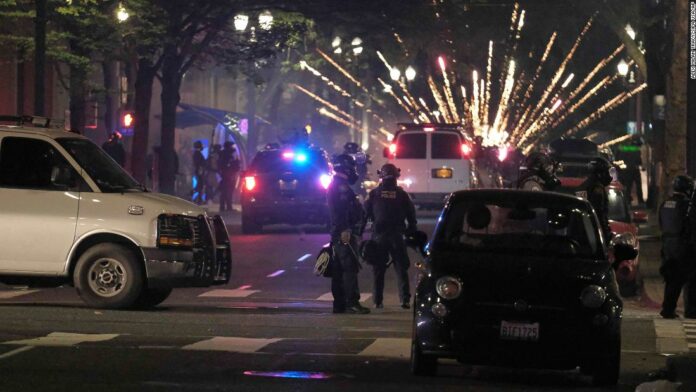 Portland police says federal officers won’t work in its incident command center