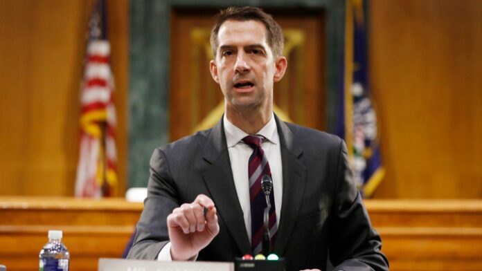 Sen. Tom Cotton under fire for comments on slavery, attacks on NYT’s 1619 Project