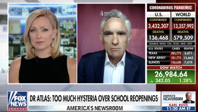 Stanford Doctor Scott Atlas Says The Science Shows Kids Should Go Back To School