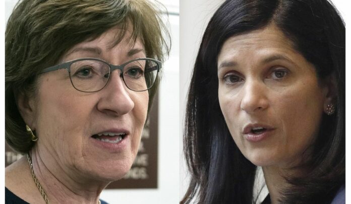Susan Collins-Sara Gideon Maine Senate race takes nasty turn under national spotlight
