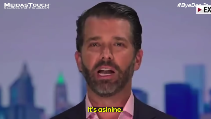 ‘The epitome of the swamp’: Brutal new attack ad turns Donald Trump Jr’s comments against the president