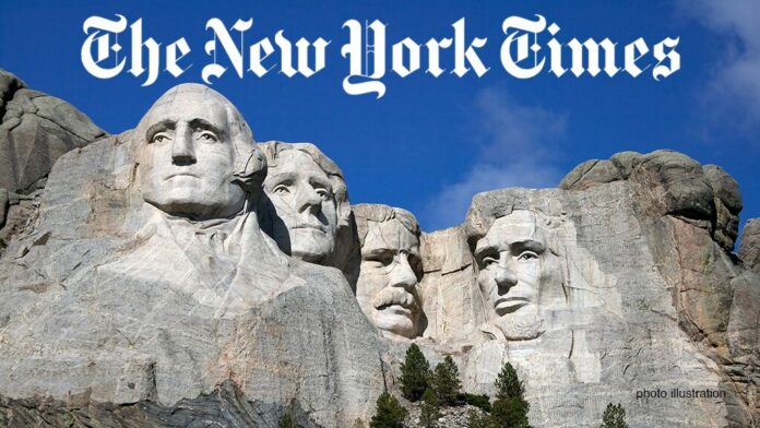 The New York Times slammed as ‘woke police’ for report targeting Mount Rushmore
