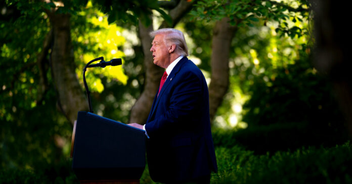 The White House Called a News Conference. Trump Turned It Into a Meandering Monologue.