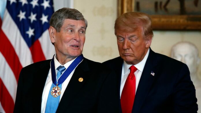 Trump awards Presidential Medal of Freedom to Jim Ryun, ‘master of the mile’ and former Kansas rep