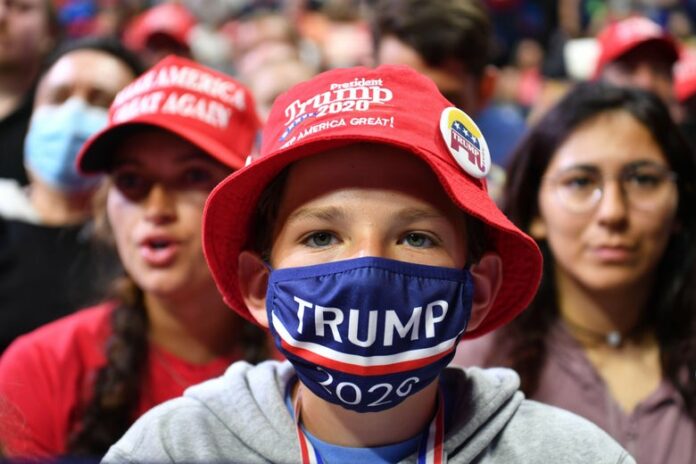 Trump Campaign “Strongly” Encourages Face Masks at Outdoor Rally in New Hampshire