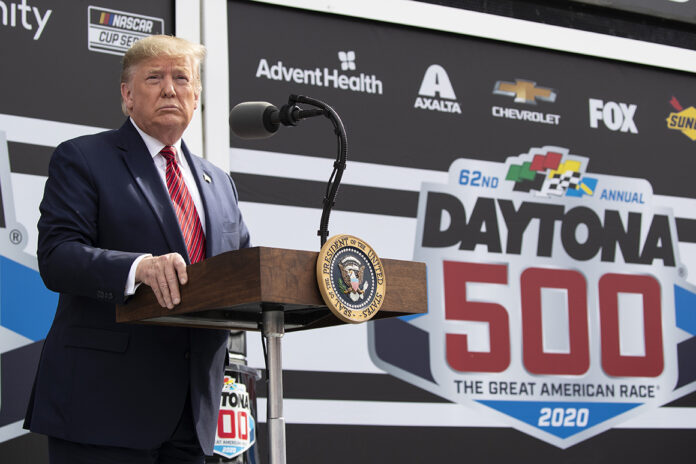 Trump criticizes NASCAR ban on Confederate flags and attacks Black driver, NFL and MLB teams