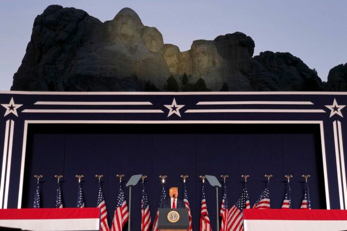 Trump, in fiery Mount Rushmore address, decries rise of ‘far-left fascism,’ calls on Americans to rise up
