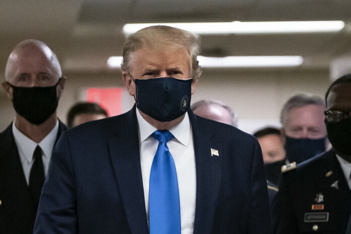 Trump says face masks are ‘patriotic’ after months of largely resisting wearing one