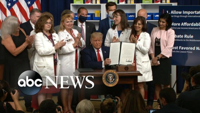 Trump signs 4 executive orders on lowering drug prices