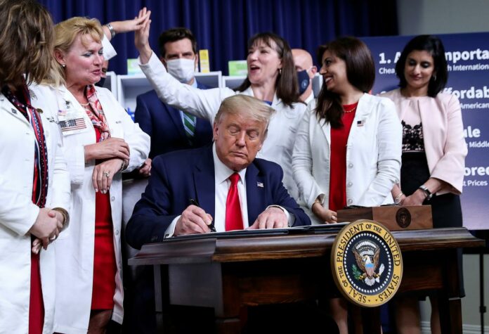 Trump signs orders to lower prescription drug prices