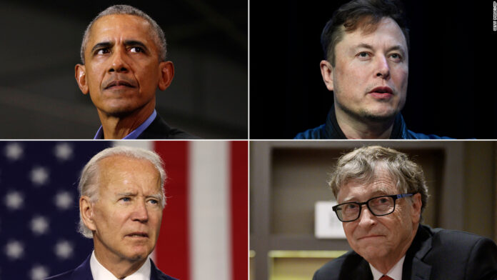 Twitter accounts of Joe Biden, Barack Obama, Elon Musk, Bill Gates, and others apparently hacked