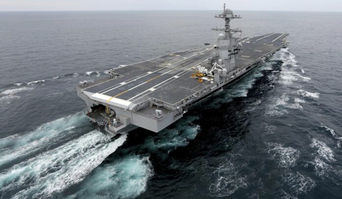 USS Gerald R. Ford supercarrier plagued with mechanical problems