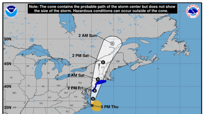 Warnings issued for Jersey Shore as Tropical Storm Fay set to bring rain, wind, tornadoes