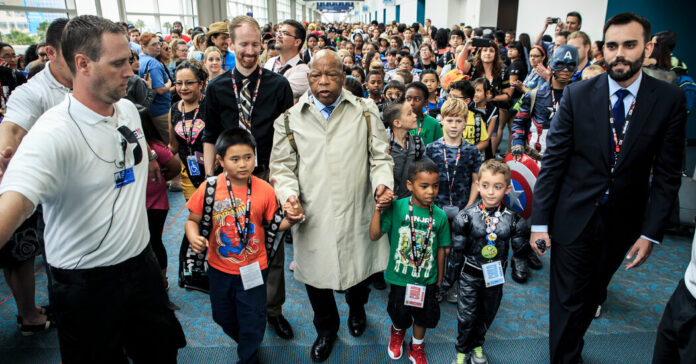 When John Lewis Cosplayed at Comic-Con as His Younger Self