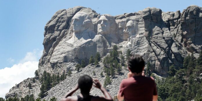 With Mount Rushmore Visit, Trump to Emphasize History, and Court Controversy