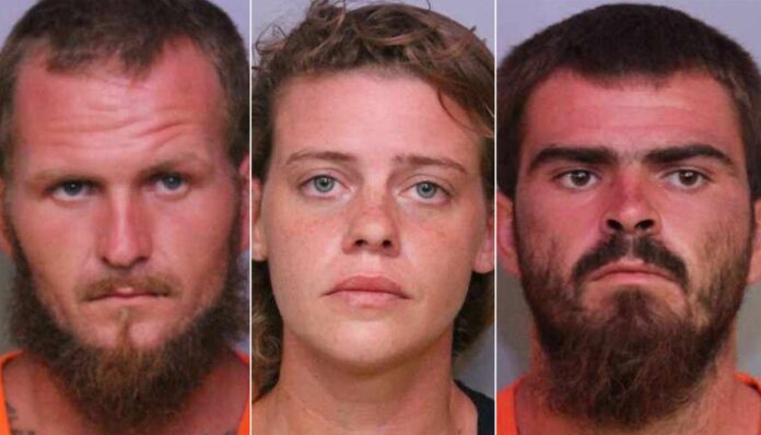 Woman, 2 men charged in massacre of three friends in Florida