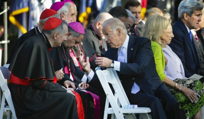 Conservative Catholics call on Biden to break ‘deafening silence’ on anti-Catholic vandalism, arson