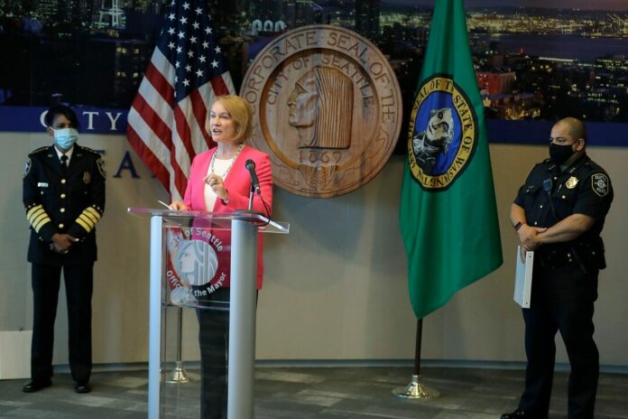 Durkan vetoes Seattle council’s 2020 budget revision that would have cut up 100 cops