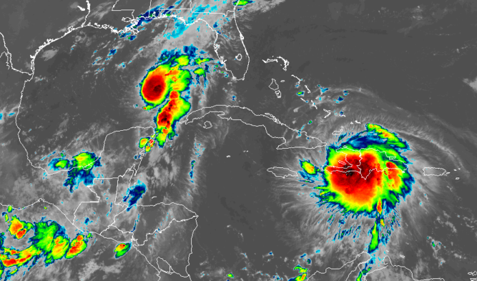 Hurricane warnings issued as Gulf Coast prepares for back-to-back strikes from Marco and Laura