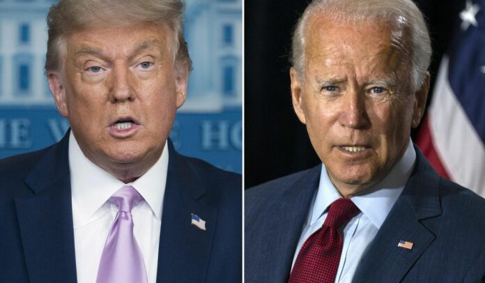 Joe Biden leads Donald Trump by 9 points on eve of DNC, national poll says