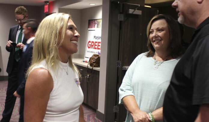 Marjorie Taylor Greene, QAnon supporter, wins GOP primary in Georgia