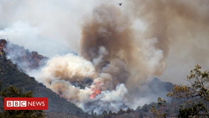 Massive Californian wildfire forces evacuations