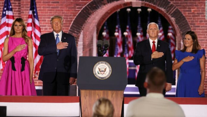 Pence reinvents Trump’s presidency on a disorienting night of crises