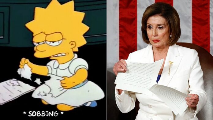 Pompeo trolls Nancy Pelosi’s DNC speech with Lisa Simpson meme