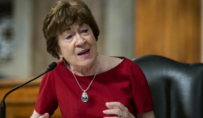 Susan Collins hits Democrats for blocking unemployment offers