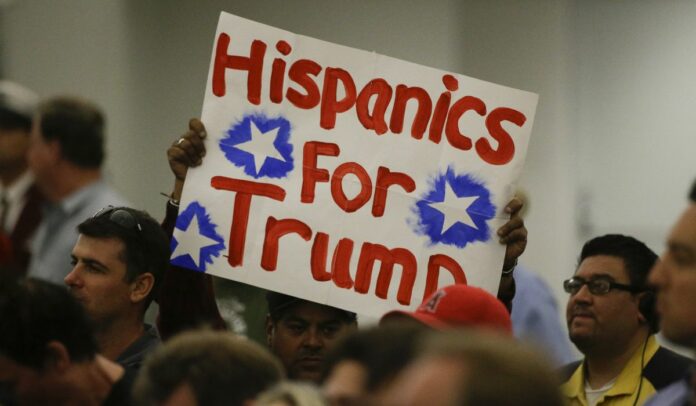Trump hispanic support increases in spite of immigration policy