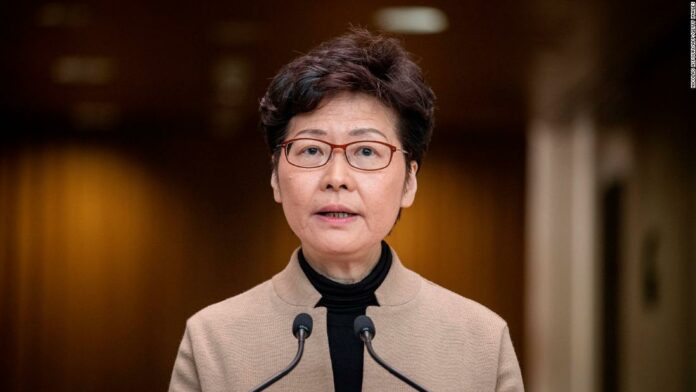 US sanctions Hong Kong chief executive Carrie Lam over democratic crackdowns